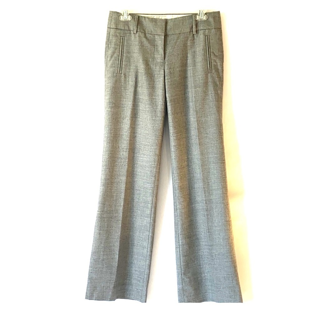 𝅺J Crew Factory City Fit Sz2 Gray Wide leg Pants